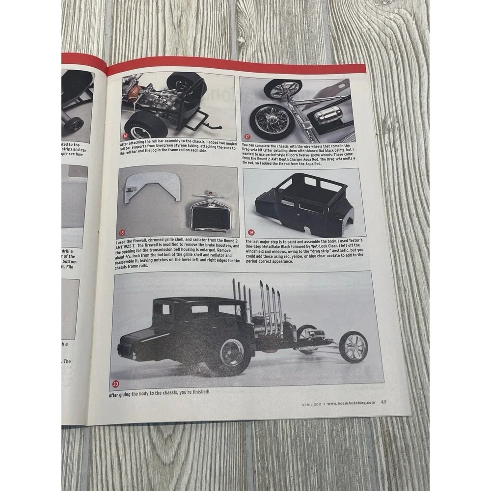 Scale Auto Magazine April 2011 Model Car Enthusiast Airbrushing Special